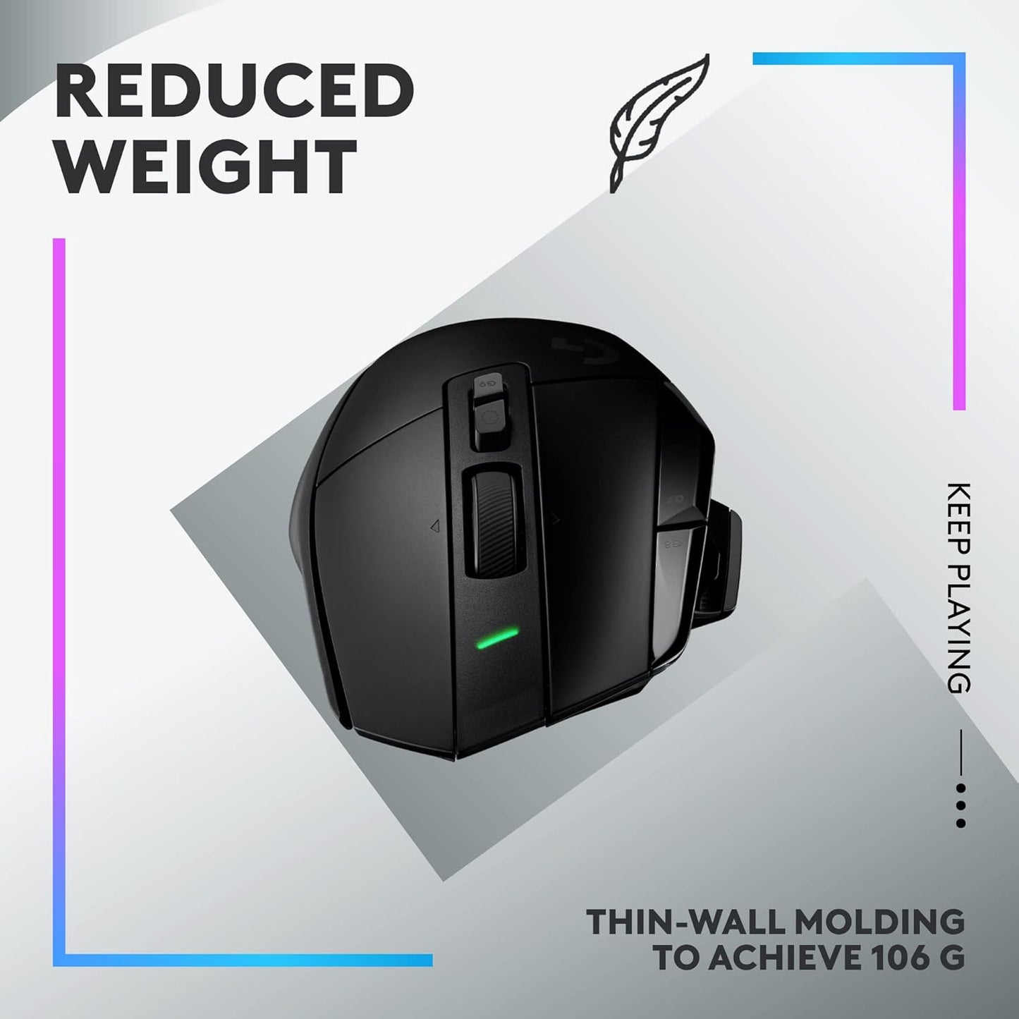 Logitech G G502 X PLUS LIGHTSPEED Wireless RGB Gaming Mouse - Refurbished