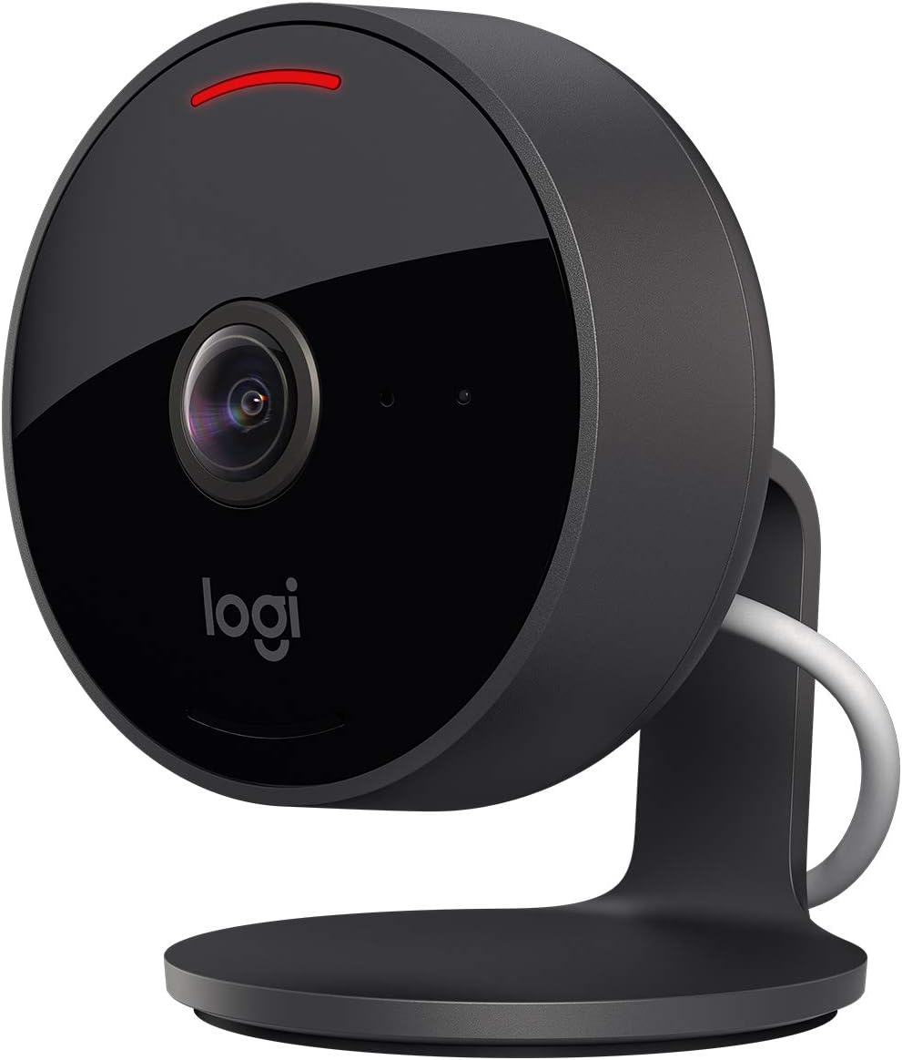 Logitech 961-000490 Circle View Weatherproof Wired Home Security Camera TrueView Video, 180° Wide Angle - Refurbished