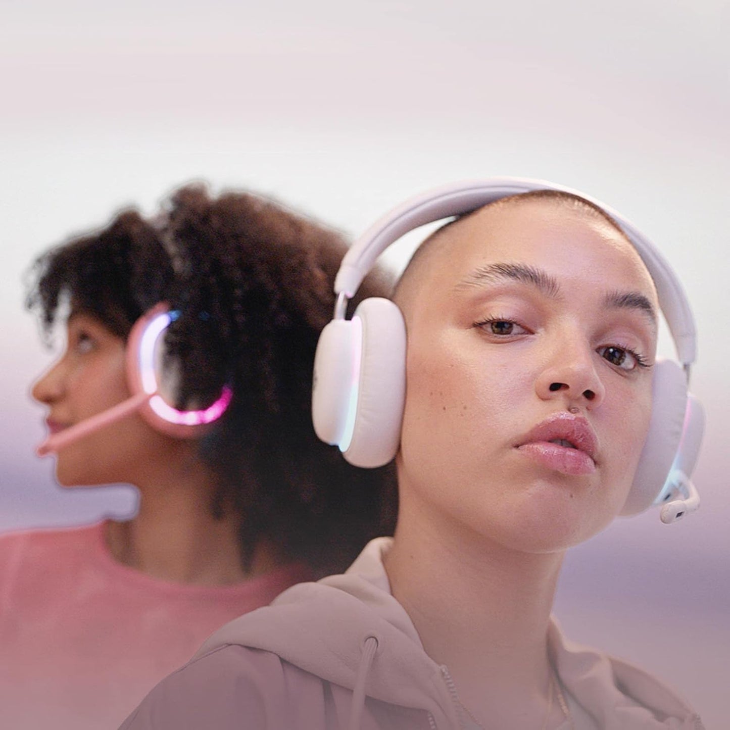 Logitech G G735 Wireless Gaming Headset, Customisable LIGHTSYNC RGB Lighting, LIGHTSPEED, Bluetooth - Refurbished