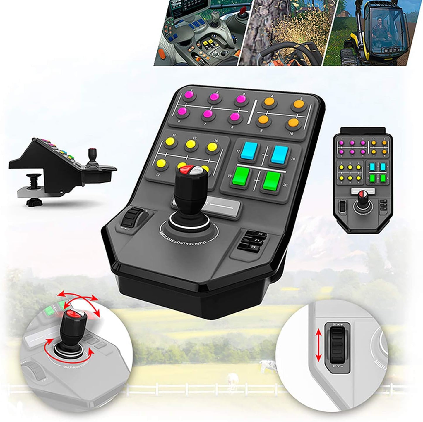 Logitech G Saitek Farm Sim Heavy Equipment Side Panel - Refurbished