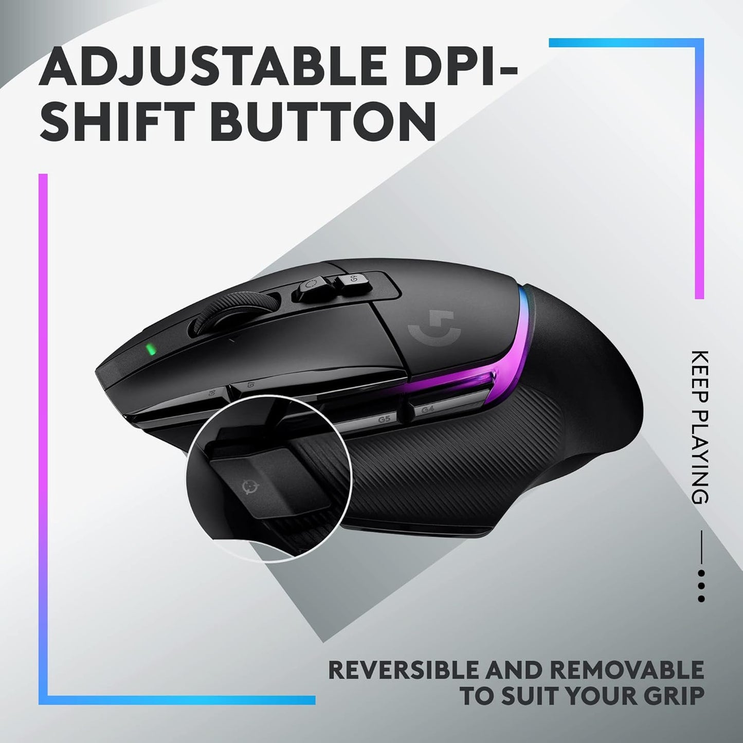 Logitech G G502 X PLUS LIGHTSPEED Wireless RGB Gaming Mouse - Refurbished