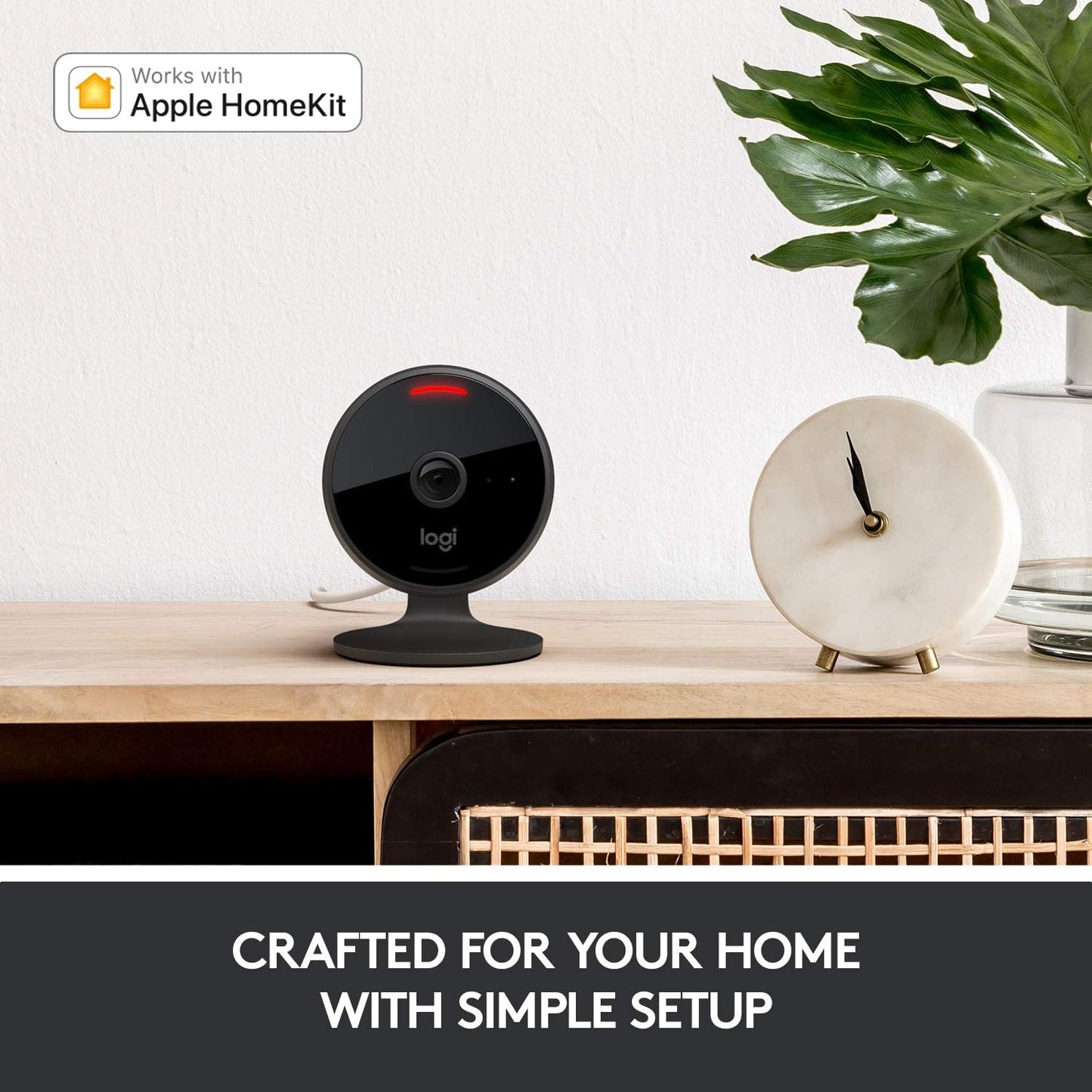 Logitech 961-000490 Circle View Weatherproof Wired Home Security Camera TrueView Video, 180° Wide Angle - Refurbished