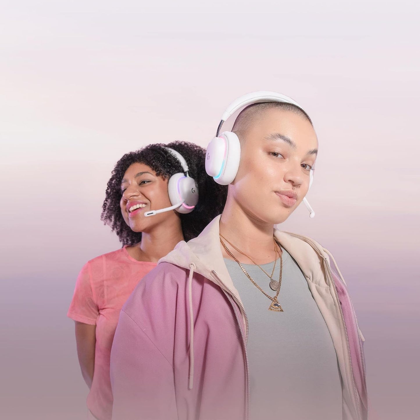 Logitech G G735 Wireless Gaming Headset, Customisable LIGHTSYNC RGB Lighting, LIGHTSPEED, Bluetooth - Refurbished