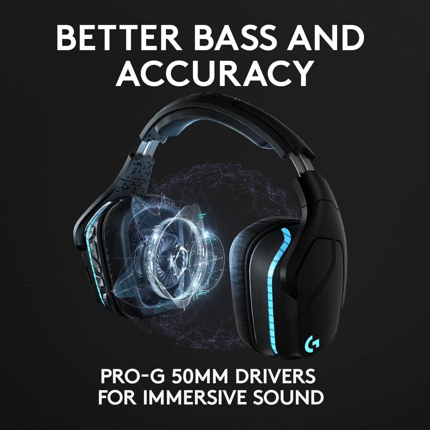 Logitech G935 RGB Wireless Gaming Headset - Refurbished