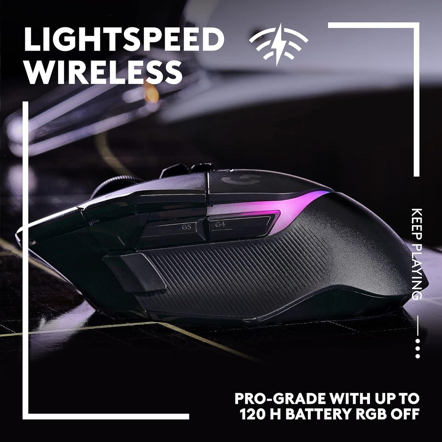 Logitech G G502 X PLUS LIGHTSPEED Wireless RGB Gaming Mouse - Refurbished