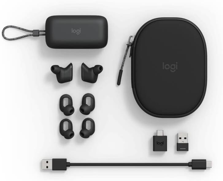 Logitech Zone True Wireless EMEA Graphite - Refurbished