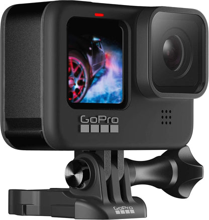 GoPro HERO 9 Black - Waterproof Action Camera with Front LCD and Touch Rear Screens, 5K Ultra HD Video, 20MP Photos, 1080p Live Streaming, Webcam, Stabilization