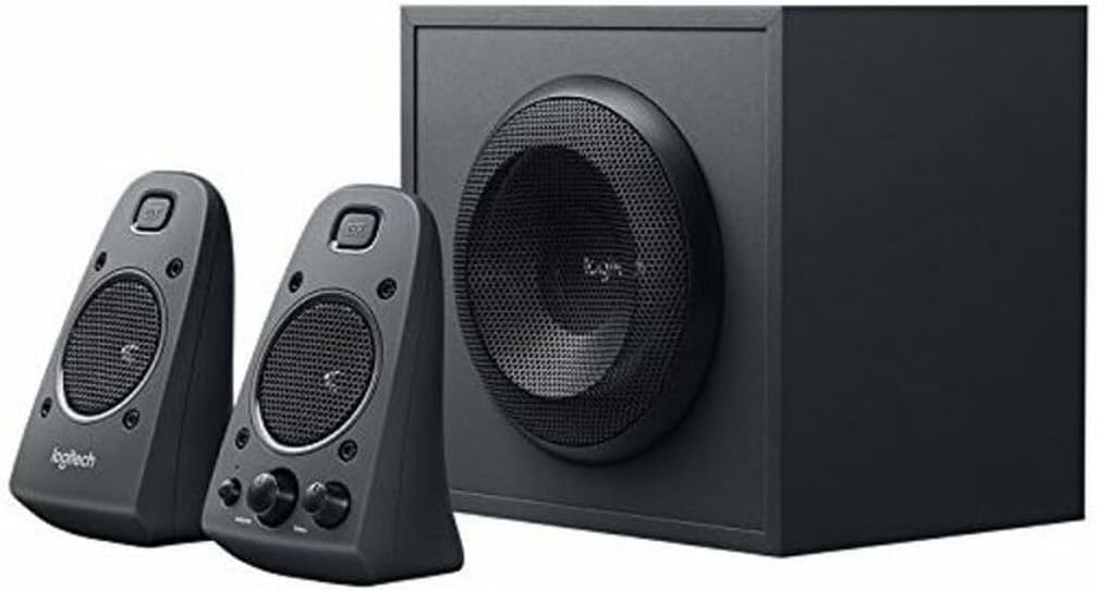 Logitech Z625 THX 2.1 Speaker System - Subwoofer & Optical Input - Refurbished
