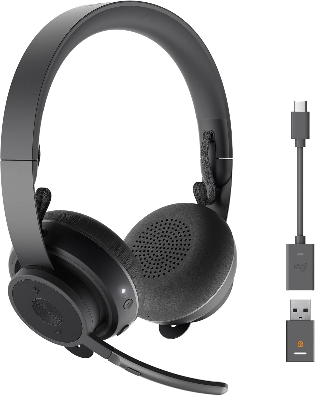 Logitech Zone 900 Over-Ear Wireless Bluetooth Headset with advanced noise-cancelling microphone - Refurbished