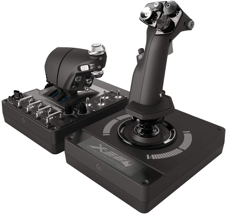 Logitech G X56 H.O.T.A.S Throttle and Joystick Flight Simulator Game Controller - Refurbished