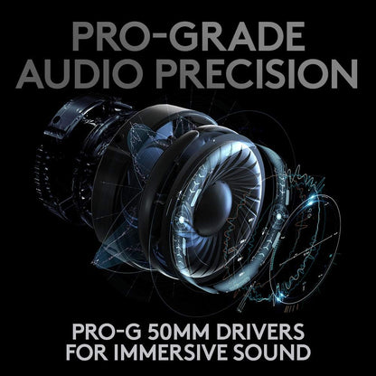 Logitech G PRO X Wireless LIGHTSPEED Gaming Headset with Blue VO!CE Mic Filter Tech - Refurbished