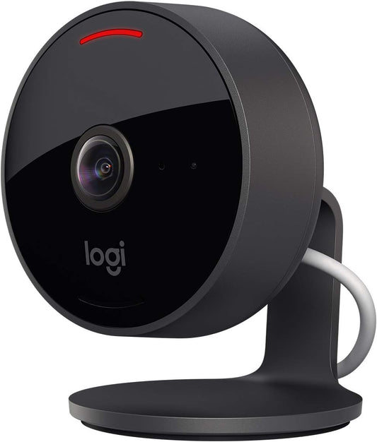 Logitech 961-000490 Circle View Weatherproof Wired Home Security Camera TrueView Video, 180° Wide Angle - Refurbished