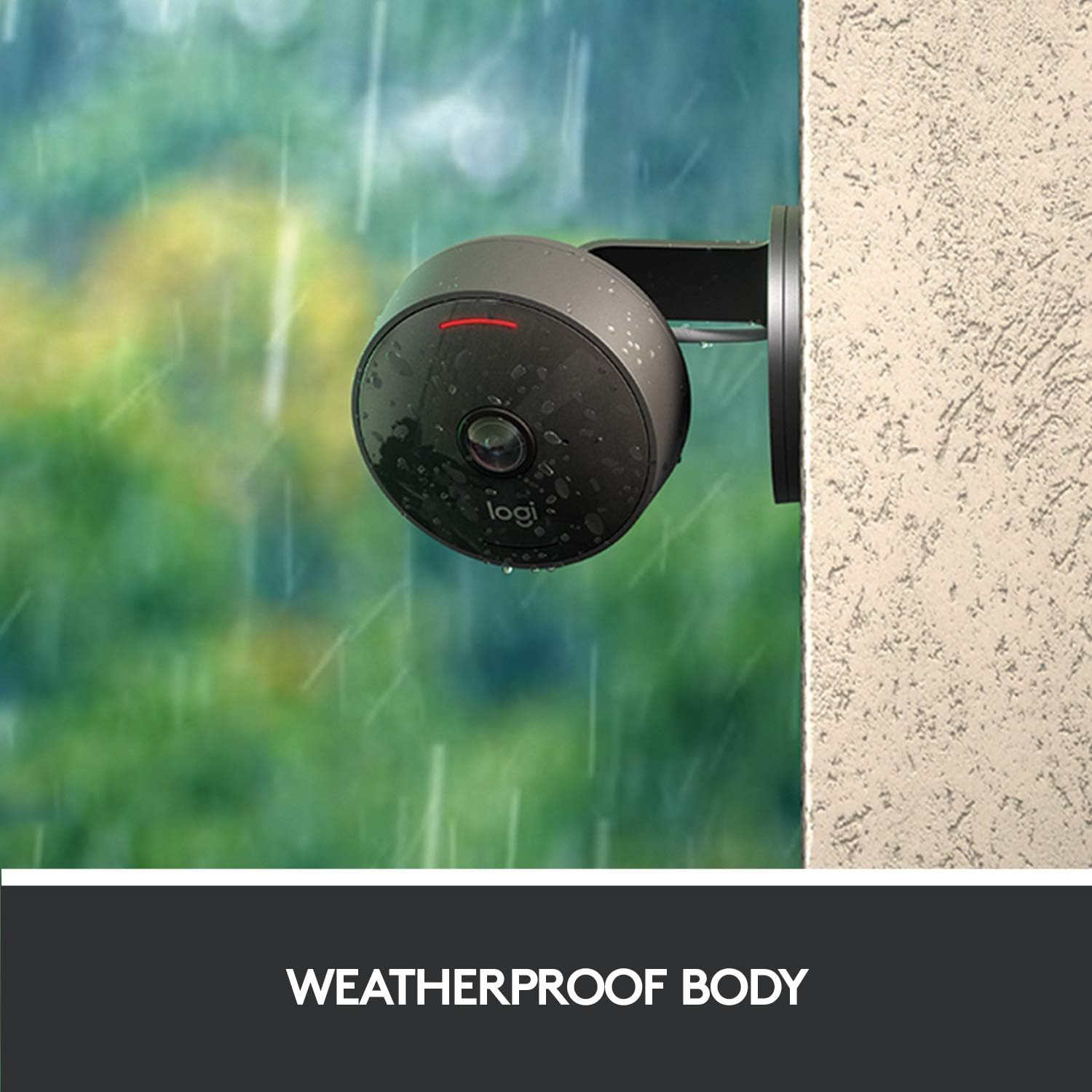 Logitech Circle View Weatherproof Wired Home Security Camera TrueView Video, 180° Wide Angle - Refurbished