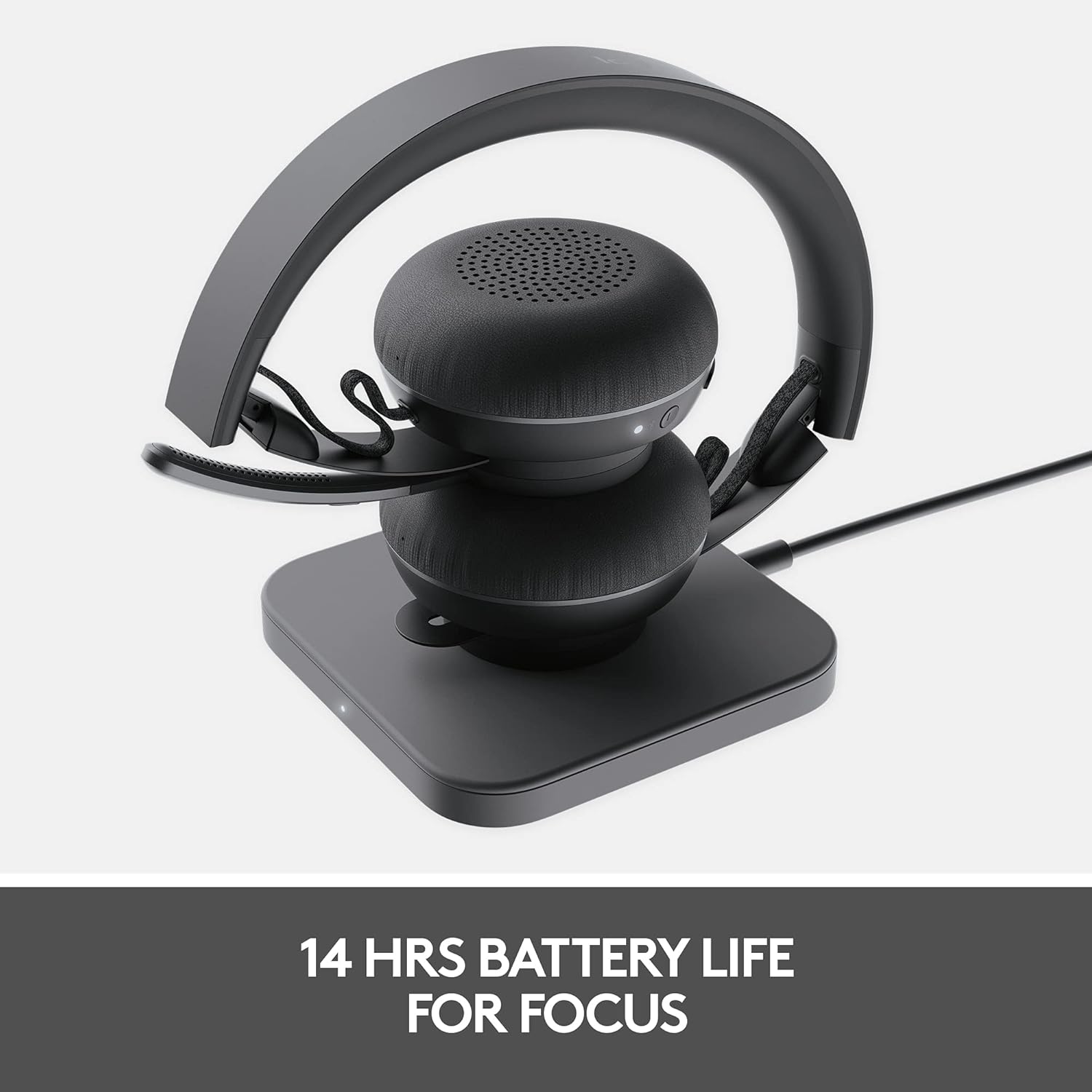 Logitech Zone 900 Over-Ear Wireless Bluetooth Headset with advanced noise-cancelling microphone - Refurbished