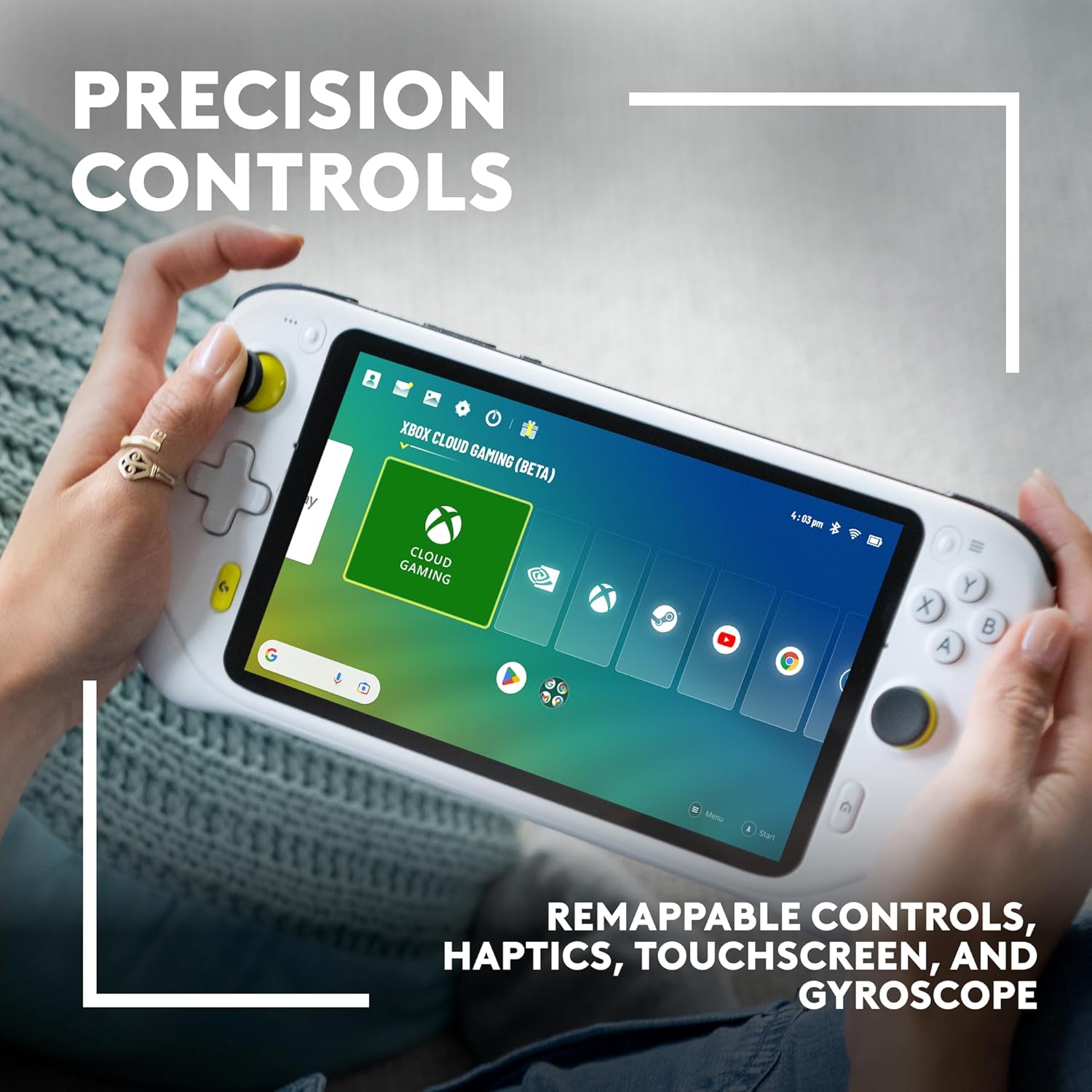 Logitech G Cloud Gaming Handheld, Portable Gaming Console with Long Battery Life - Refurbished