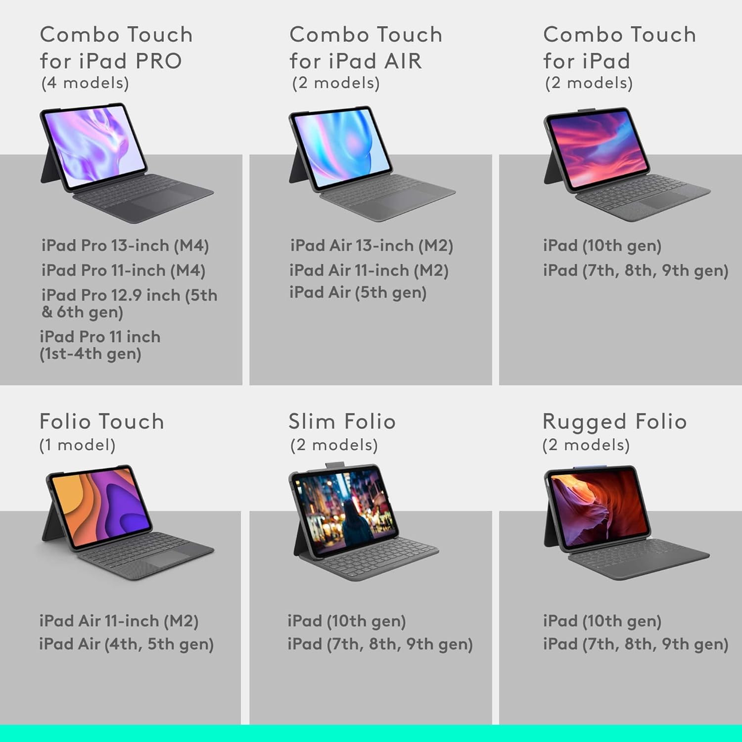 Logitech Combo Touch iPad Pro 11-inch (M4)(2024) Keyboard Case - Refurbished