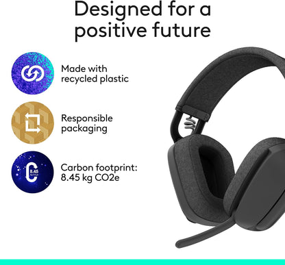 Logitech Zone Vibe Wireless Bluetooth® headphones with noise-cancelling mic - Refurbished