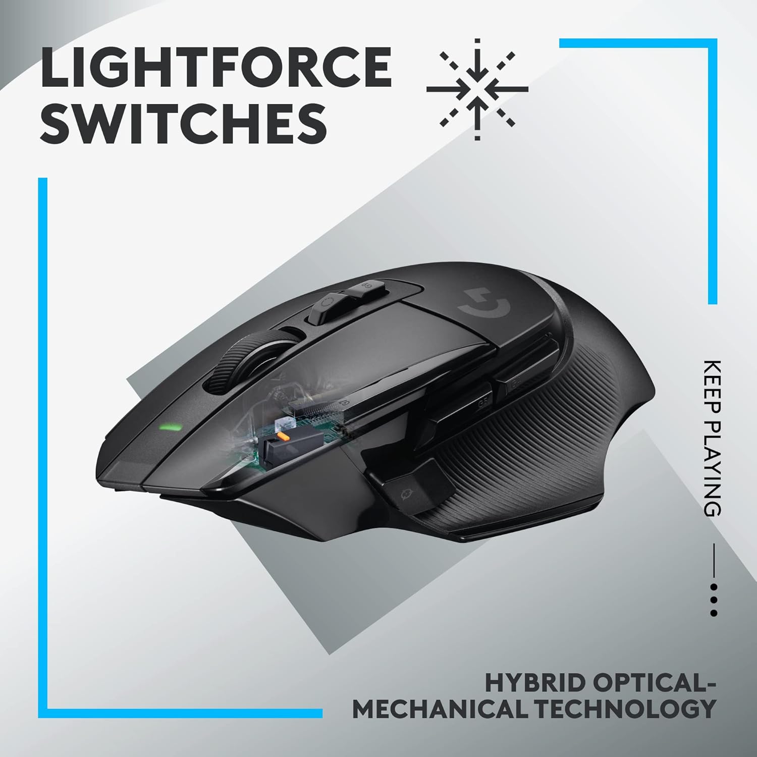 Logitech G502 X LIGHTSPEED Wireless Gaming Mouse - Refurbished