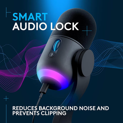 Logitech G Yeti GX Dynamic RGB Gaming Microphone with LIGHTSYNC - Refurbished