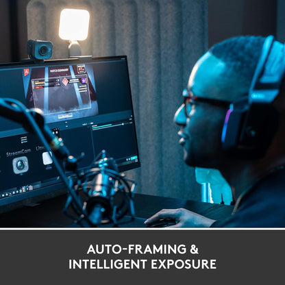 Logitech StreamCam – Live Streaming Webcam for Youtube and Twitch, Full 1080p HD 60fps - Refurbished