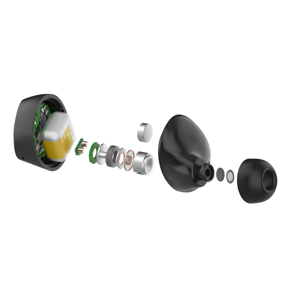 Belkin SoundForm BOLT True Bluetooth Wireless Earbuds - Black - Refurbished