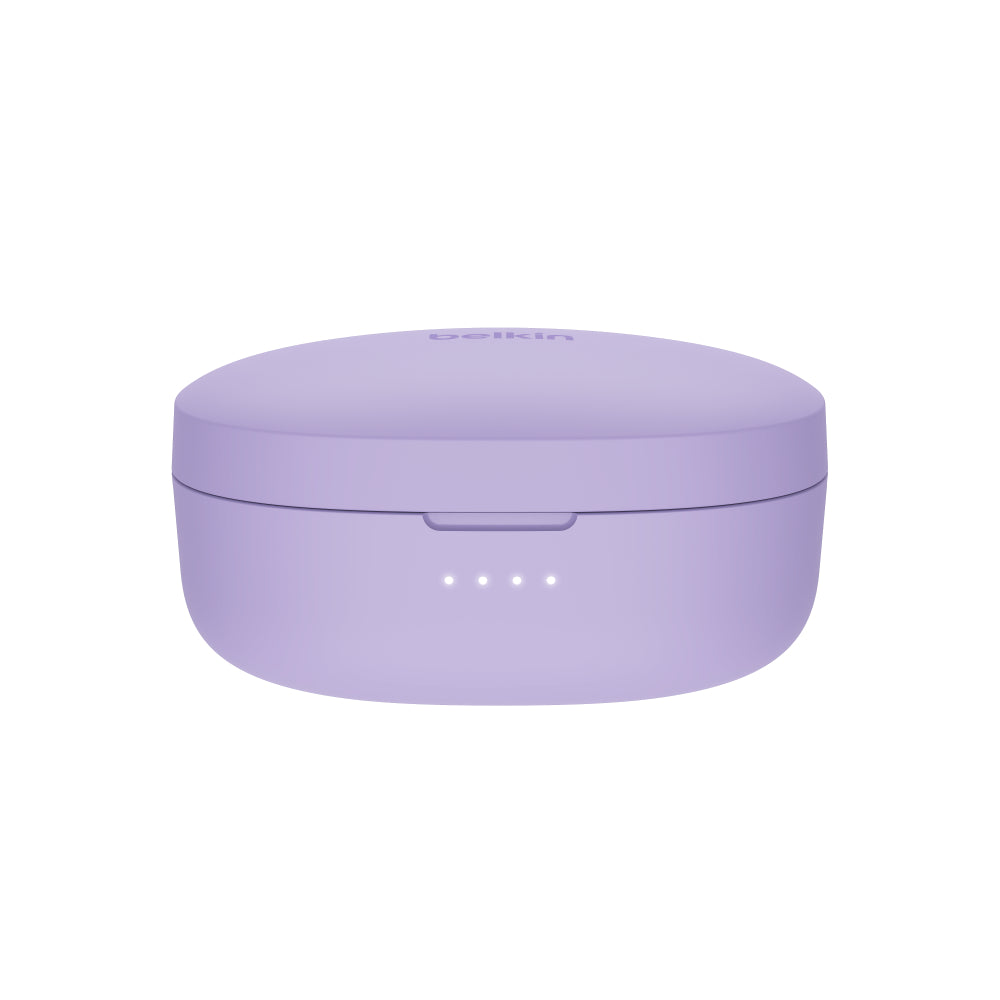 Belkin SoundForm Bolt True Bluetooth Wireless Earbuds - Lavender - Refurbished
