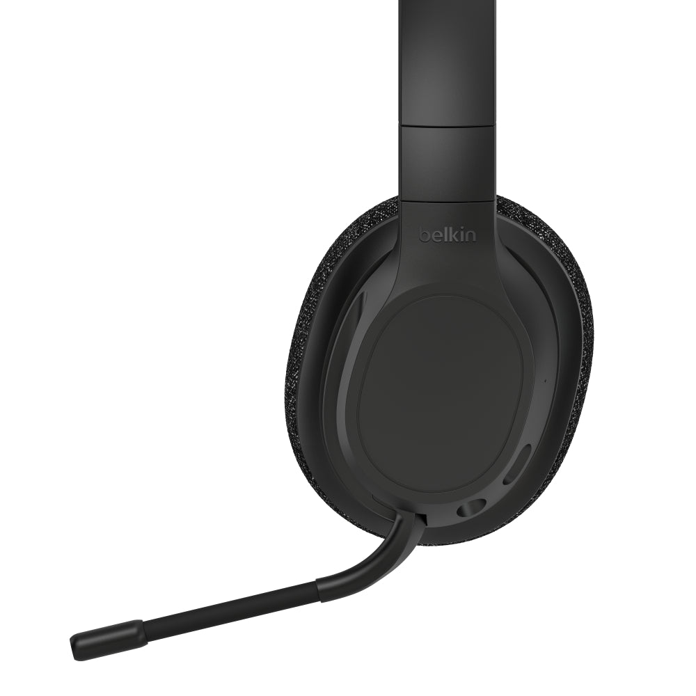 Belkin SoundForm Adapt Wireless Over-Ear Headset - Black - Refurbished