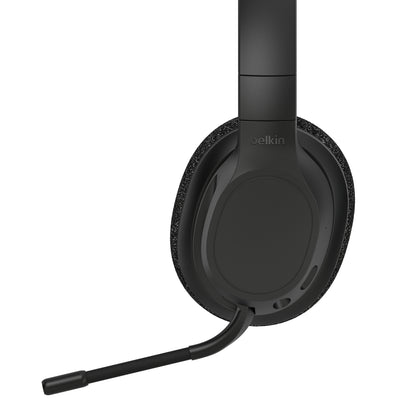 Belkin SoundForm Adapt Wireless Over-Ear Headset - Black - Refurbished