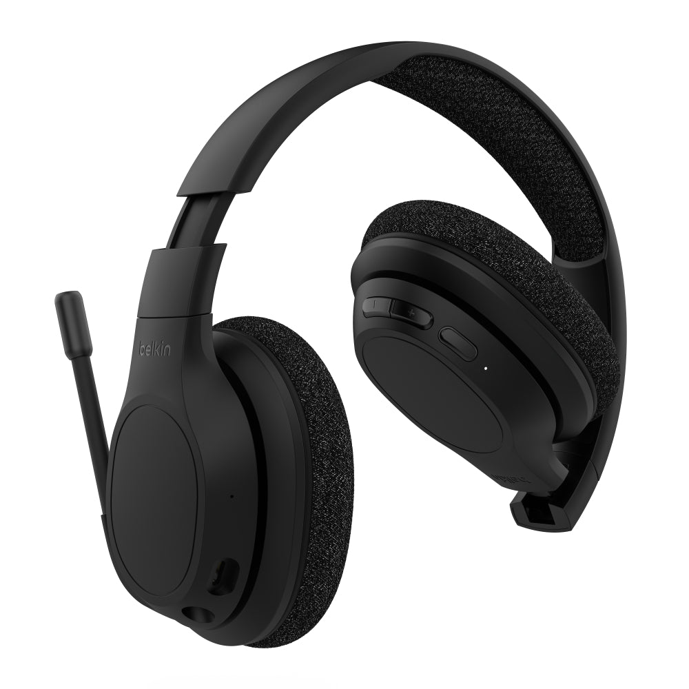 Belkin SoundForm Adapt Wireless Over-Ear Headset - Black - Refurbished