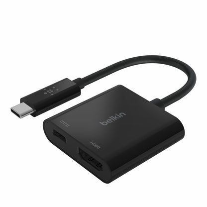 Belkin USB-C to 4K HDMI & Charge Adaptor - Black - Refurbished