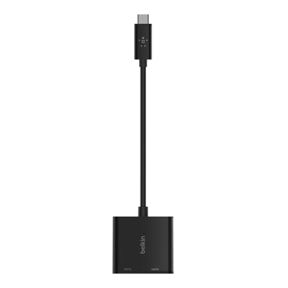 Belkin USB-C to 4K HDMI & Charge Adaptor - Black - Refurbished