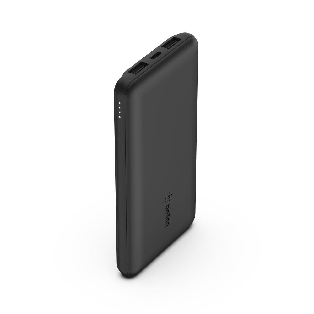 Belkin Power Bank 10000mAh - USB-A & C ports - 15w - iOS, Android - Black - Refurbished