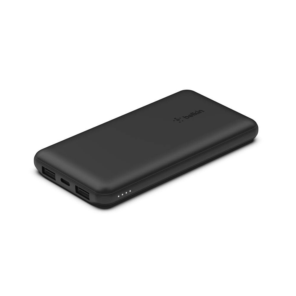 Belkin Power Bank 10000mAh - USB-A & C ports - 15w - iOS, Android - Black - Refurbished