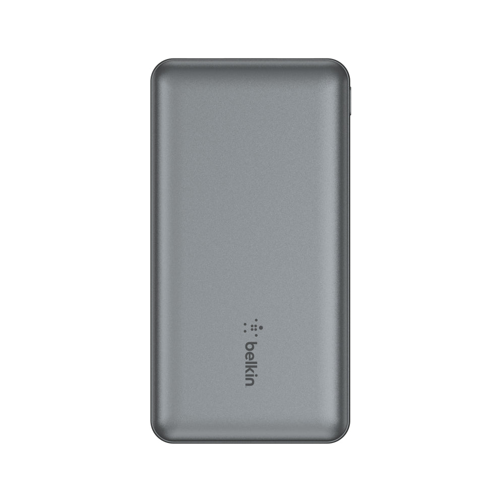 Belkin Power Bank 10000mAh - USB-A & C ports - 15w - iOS, Android - Gray - Refurbished