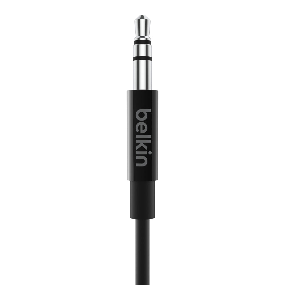 Belkin RockStar 3.5mm with USB-C Audio Cable Connector - Black - Refurbished