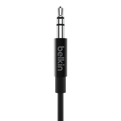 Belkin RockStar 3.5mm with USB-C Audio Cable Connector - Black - Refurbished