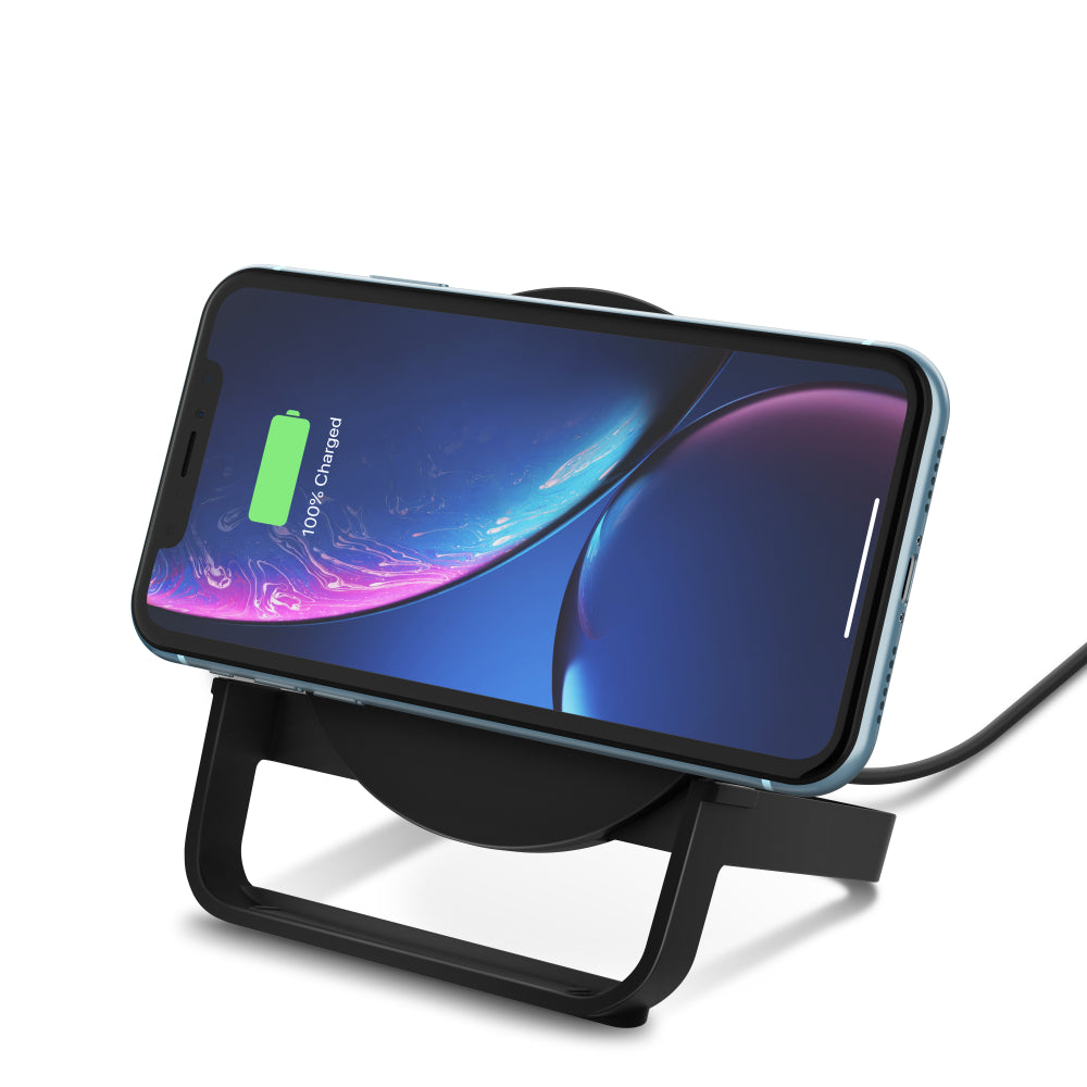 Belkin BoostCharge Qi Wireless Charging Stand 10W - Black - Refurbished