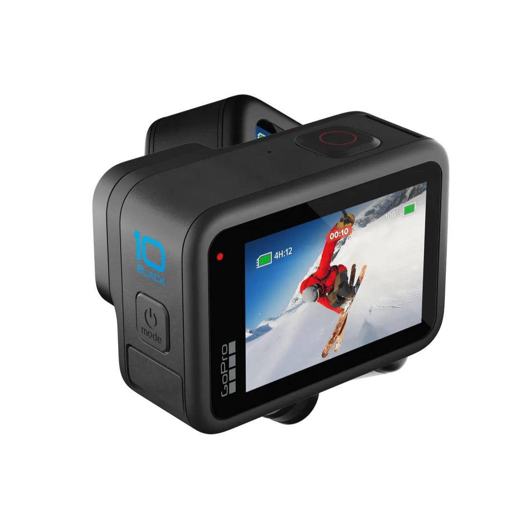 GoPro HERO 10 Black Waterproof Action Camera with Front LCD - Certified Refurbished