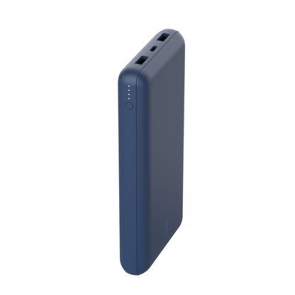 Belkin Portable Charger 20000mAh - USB A & C ports - 15W - iOS, Android - Blue - Refurbished