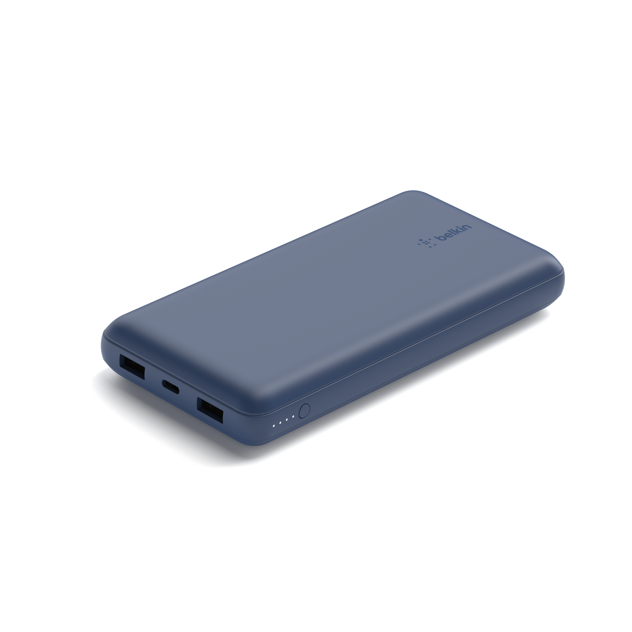 Belkin Portable Charger 20000mAh - USB A & C ports - 15W - iOS, Android - Blue - Refurbished