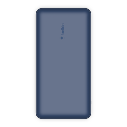 Belkin Portable Charger 20000mAh - USB A & C ports - 15W - iOS, Android - Blue - Refurbished