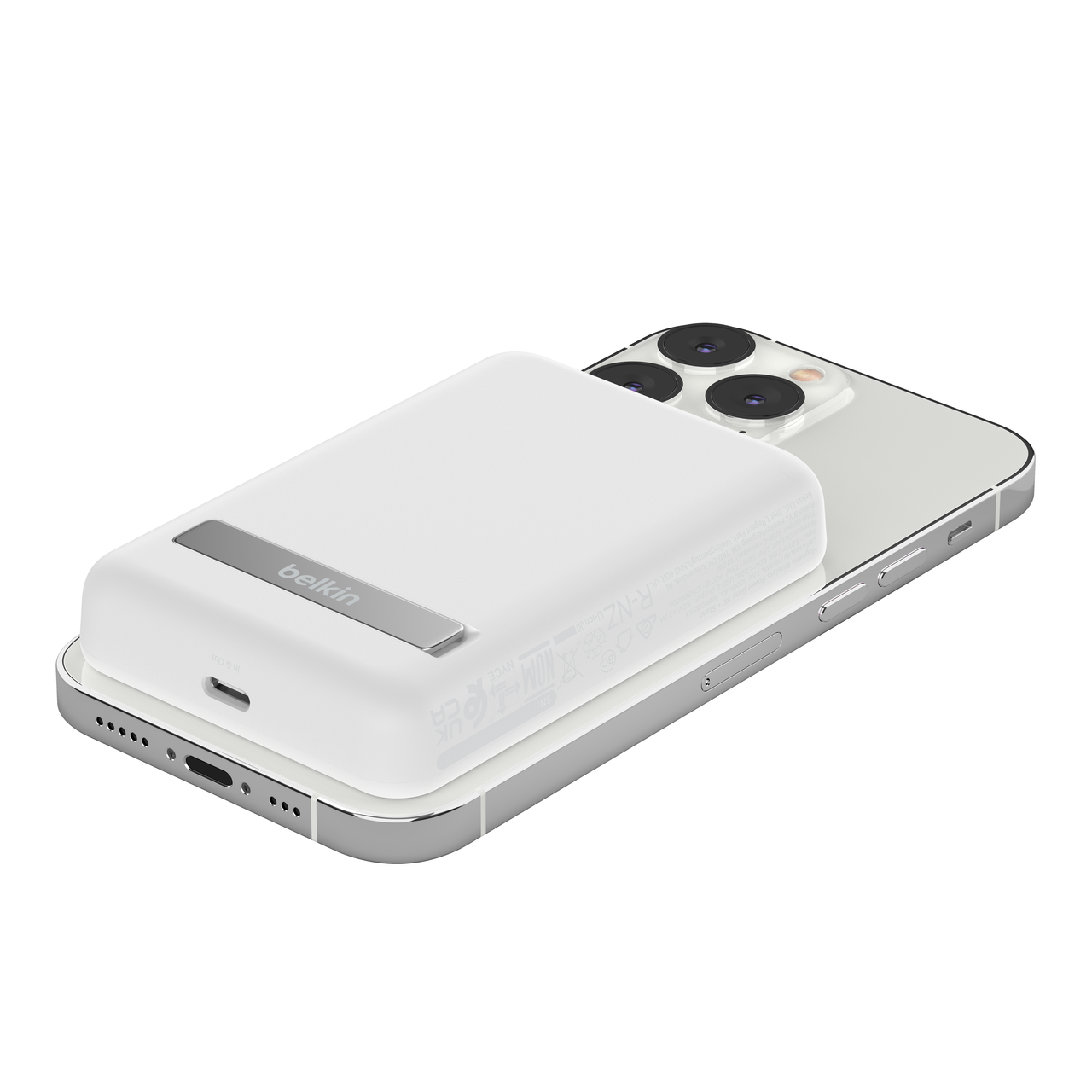 Belkin BOOST CHARGE Magnetic Wireless Powerbank - 5000mAh - White - Refurbished