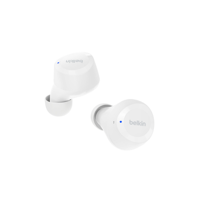 Belkin SoundForm Bolt True Bluetooth Wireless Earbuds - White - Refurbished
