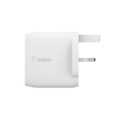 Belkin BoostCharge Dual USB-A - 24W Wall Charger - White - Refurbished