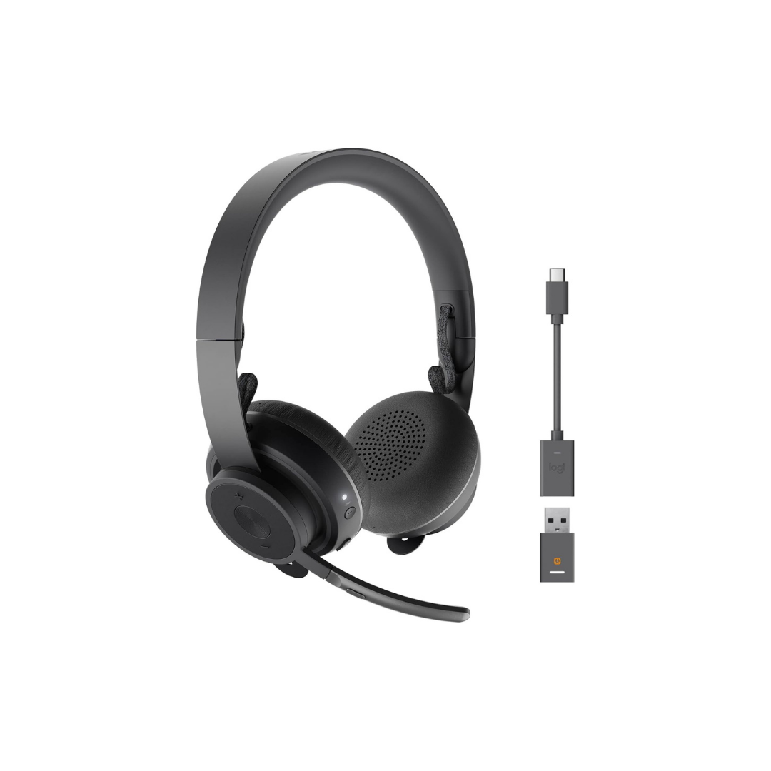 Logitech Zone 900 Over-Ear Wireless Bluetooth Headset with advanced noise-cancelling microphone - Refurbished