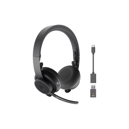 Logitech Zone 900 Over-Ear Wireless Bluetooth Headset with advanced noise-cancelling microphone - Refurbished