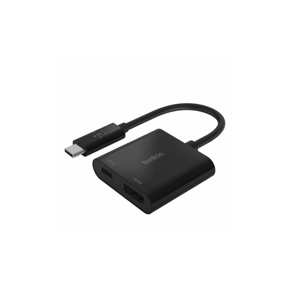 Belkin USB-C to 4K HDMI & Charge Adaptor - Black - Refurbished