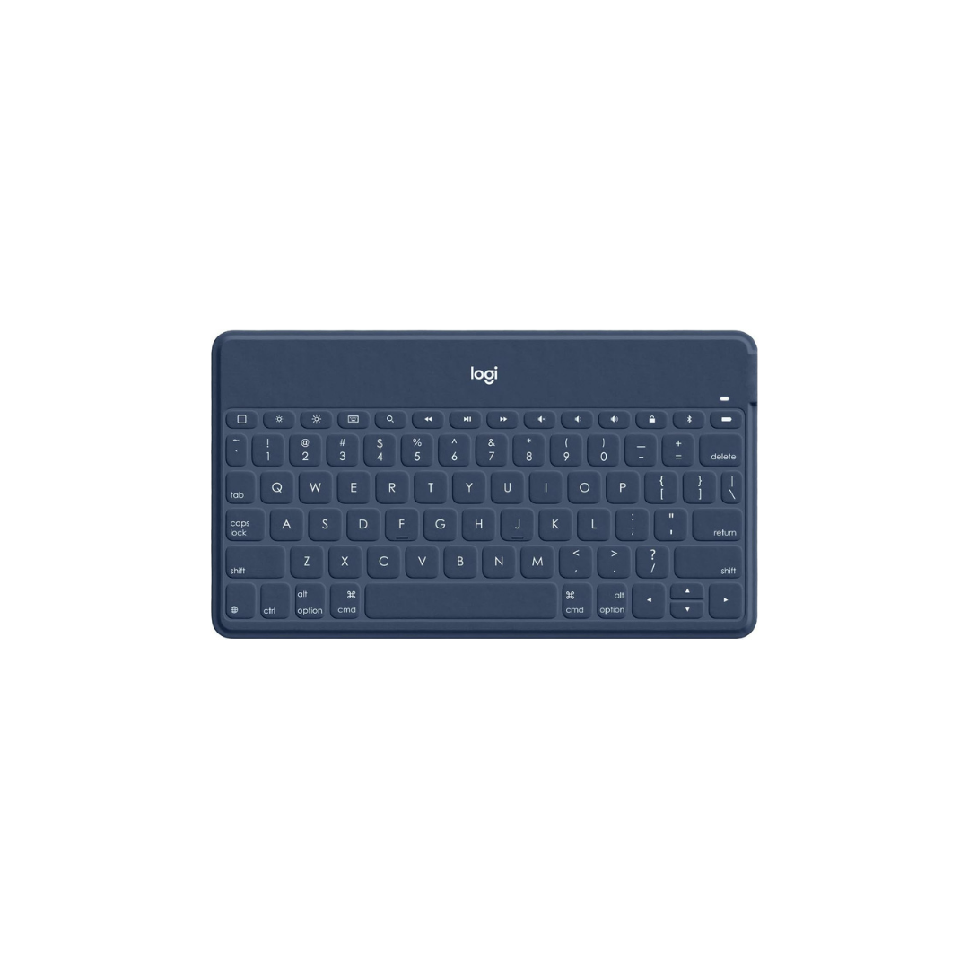 Logitech Keys-To-Go Wireless Bluetooth Keyboard For iPhone, iPad, Smartphone, Tablet, Windows, Apple TV - Refurbished