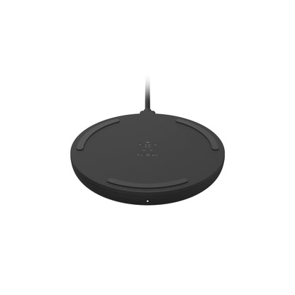 Belkin BoostCharge Qi Wireless Charging Pad + Charger - 10W - Black - Refurbished