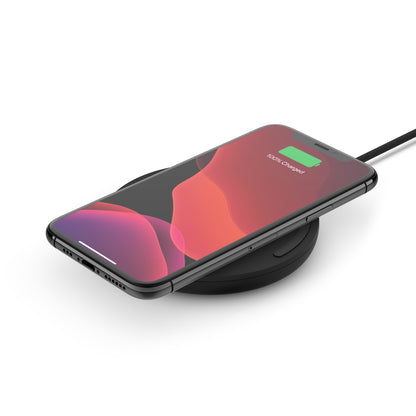 Belkin BoostCharge Qi Wireless Charging Pad + Charger - 10W - Black - Refurbished